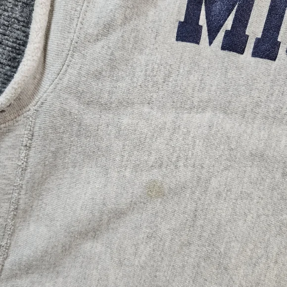 Vintage Champion Reverse Weave Michigan Cut-Off Sleeveless Sweatshirt XL - Picture 10 of 10